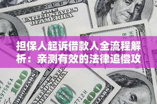 武汉担保人起诉借款人全流程解析：亲测有效的法律追偿攻略