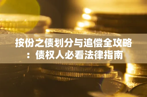 武汉按份之债划分与追偿全攻略：债权人必看法律指南