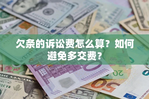 武汉欠条的诉讼费怎么算？如何避免多交费？