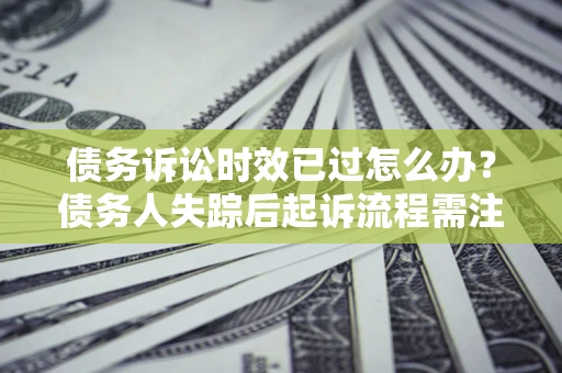 武汉债务诉讼时效已过怎么办？债务人失踪后起诉流程需注意什么？