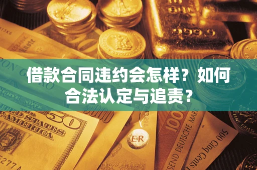 武汉借款合同违约会怎样？如何合法认定与追责？