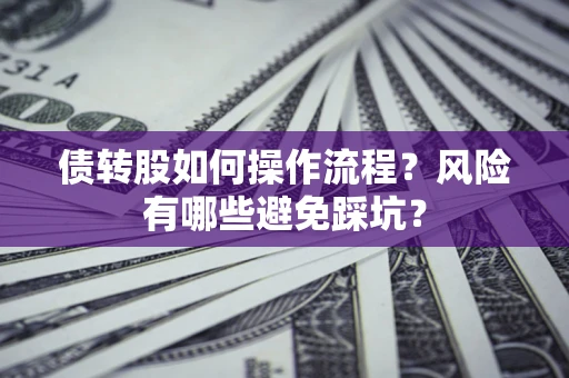 武汉债转股如何操作流程?风险有哪些避免踩坑? 武汉债转股如何操作流程?风险有哪些避免踩坑?